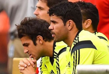 Fabregas sẽ chiếm vị trí của Diego Costa ở trận gặp Chile
